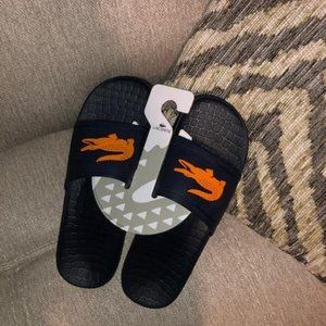 LACOSTE men's slides (US size 8)